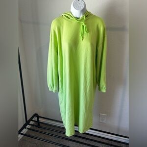 Lime Green light weight long sleeve dress
